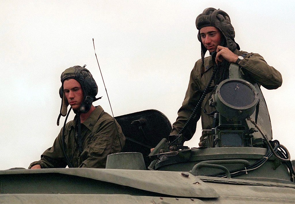 Marines Driving Soviet Mt-Lb As Opfor During Kernel Blitz '97