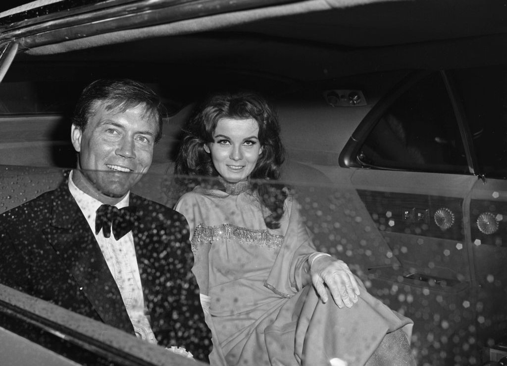 Swedish-American actress, singer and dancer Ann-Margret with her fiancé, actor Roger Smith