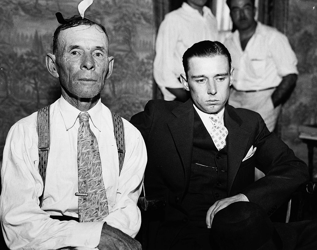 Hubert Dillinger, a half brother, and John Wilson Dillinger, father of John Dillinger