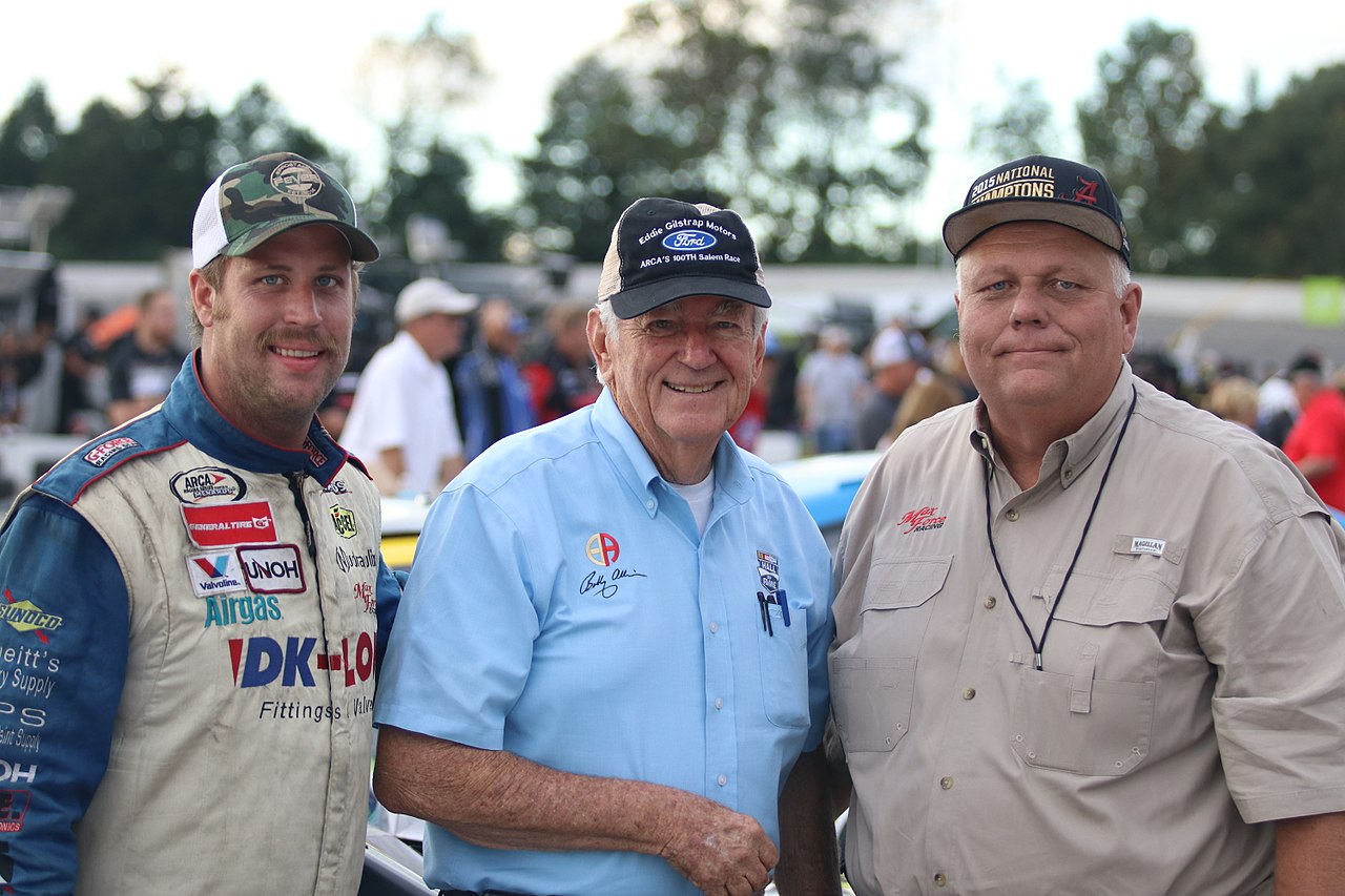 NASCAR racers Thomas Praytor, Bobby Allison and Tommy Praytor
