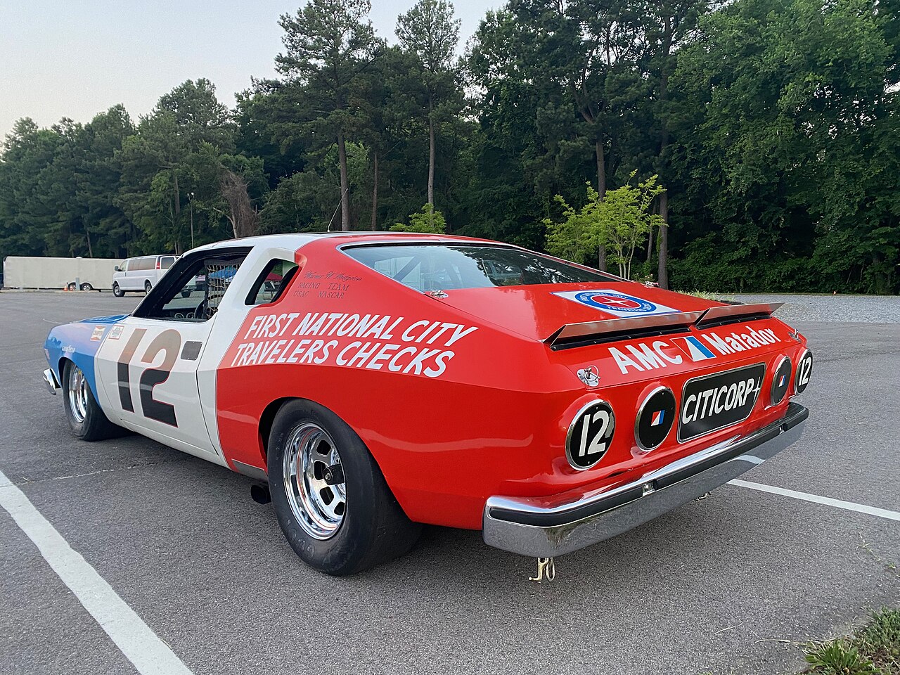 1974 AMC Matador Penske-Allison race car at 2024 AMO meet