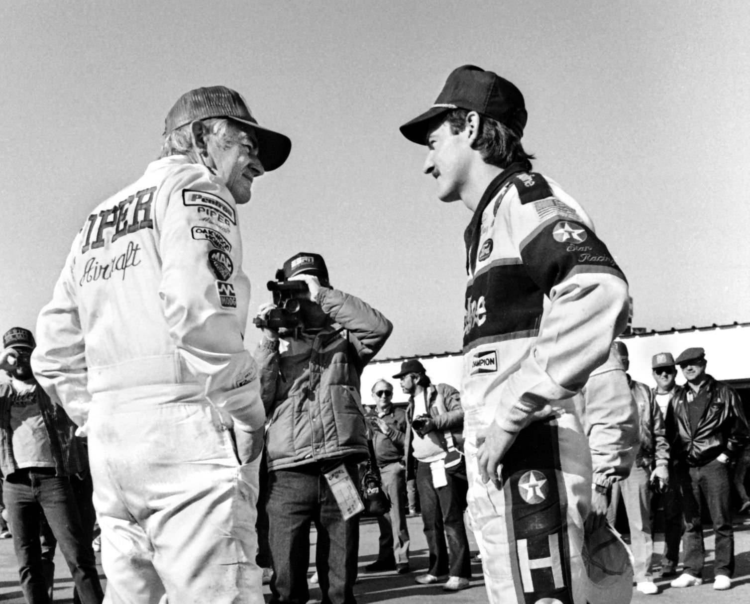 NASCAR drivers Bobby Allison and Davey Allison