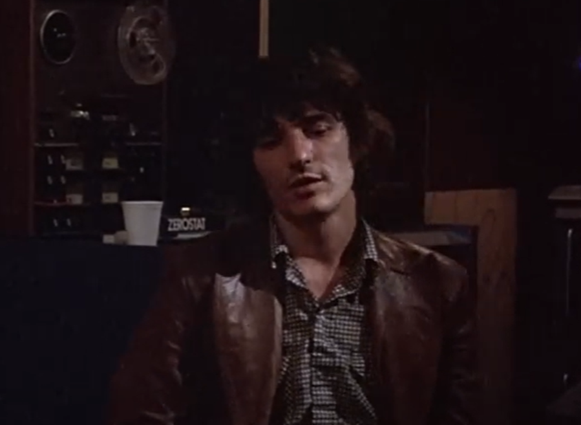 Screenshot of Rick Danko on stage from - The Last Waltz (1978)