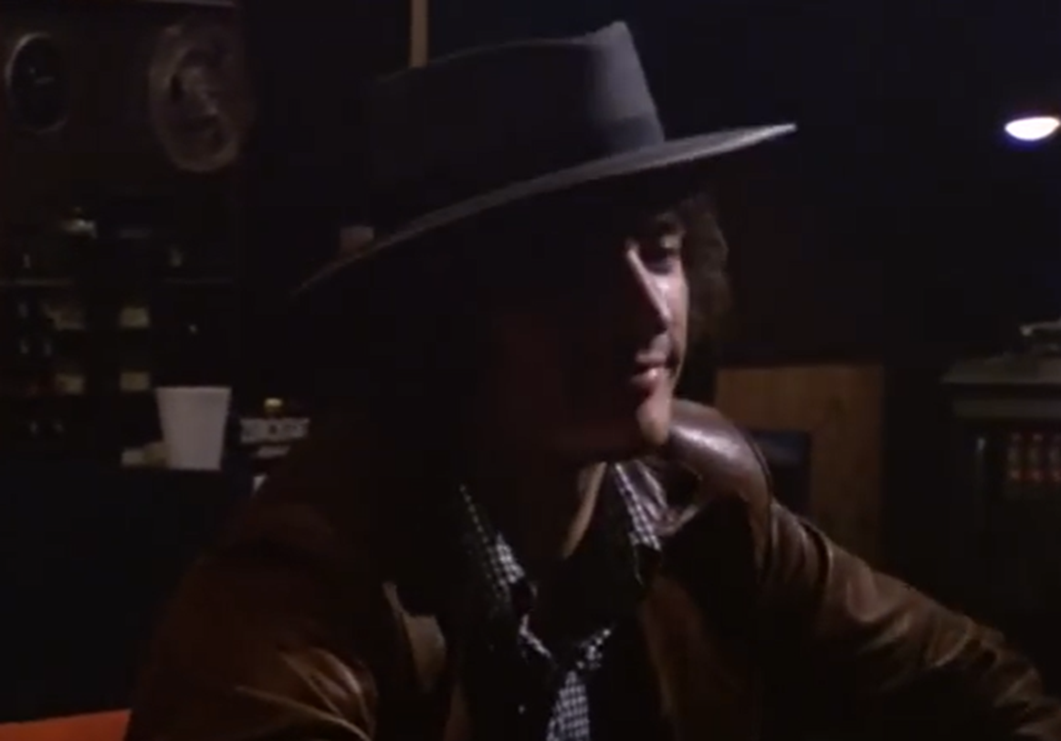 Screenshot of Rick Danko on stage from - The Last Waltz (1978)