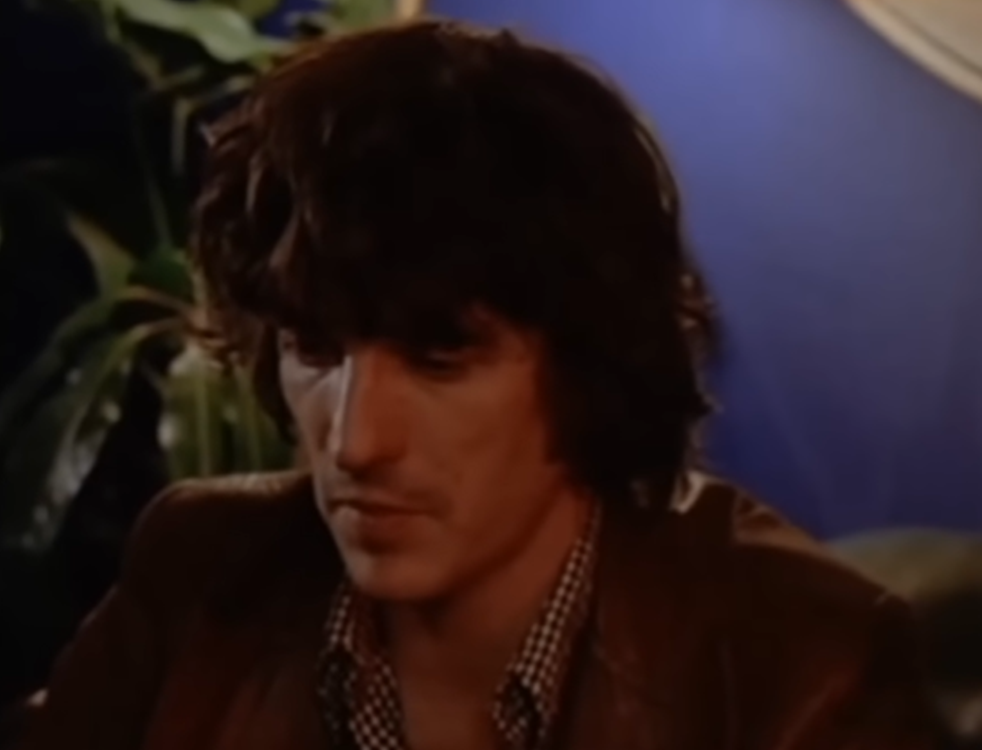 Screenshot of Rick Danko on stage from - The Last Waltz (1978)