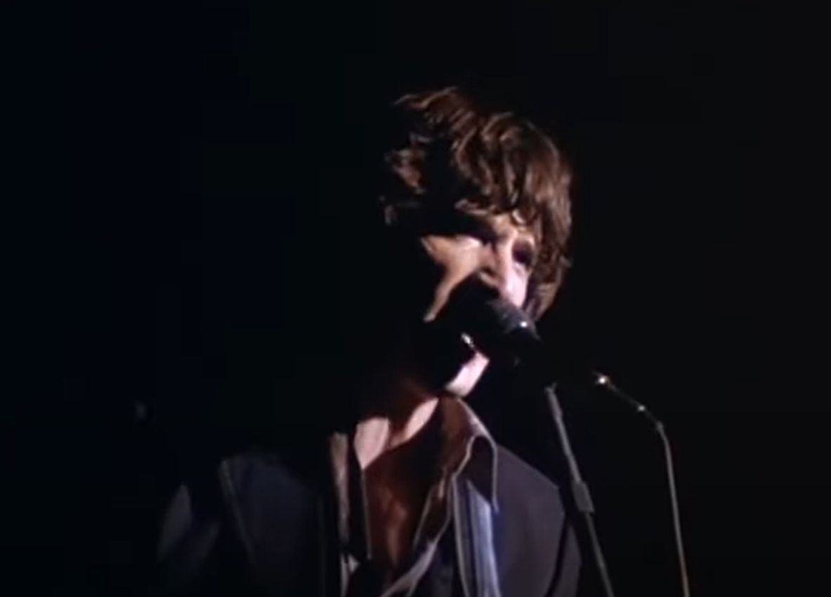 Screenshot of Rick Danko on stage from - The Last Waltz (1978)