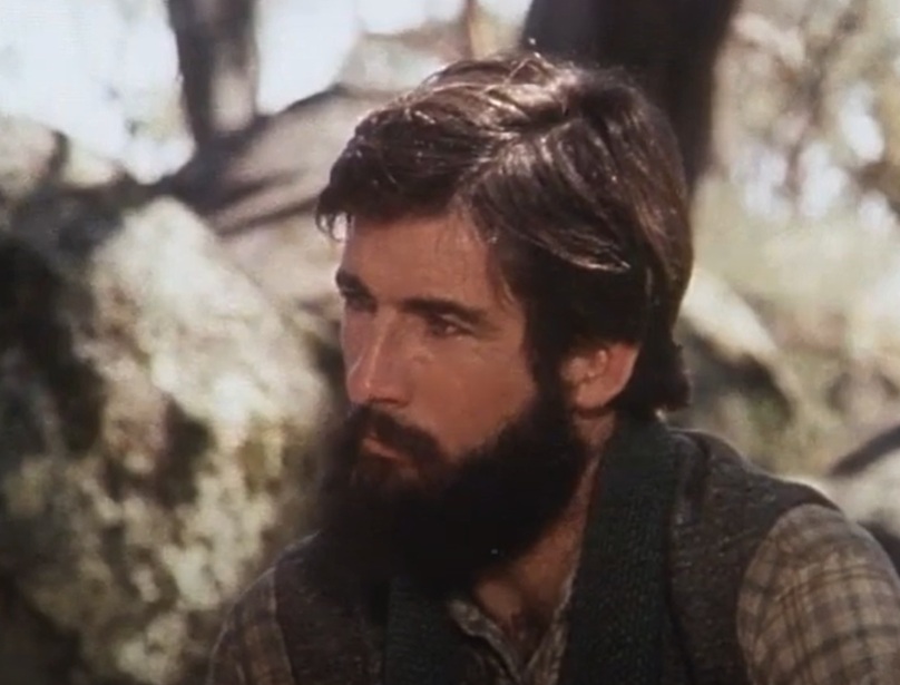 A visually captivating still taken from a pivotal moment in the television series The Last Outlaw (1980)