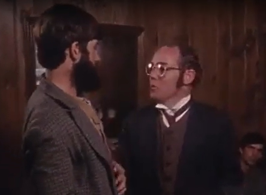 A visually captivating still taken from a pivotal moment in the television series The Last Outlaw (1980)