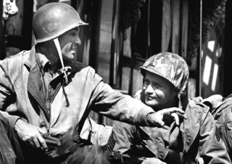 Rick Jason and Vic Morrow in Combat 1962