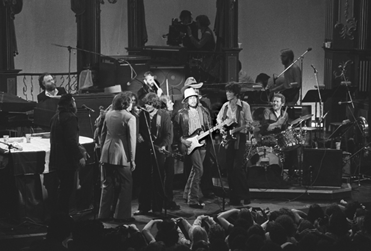 Photograph of The Last Waltz, The Band with Bob Dylan