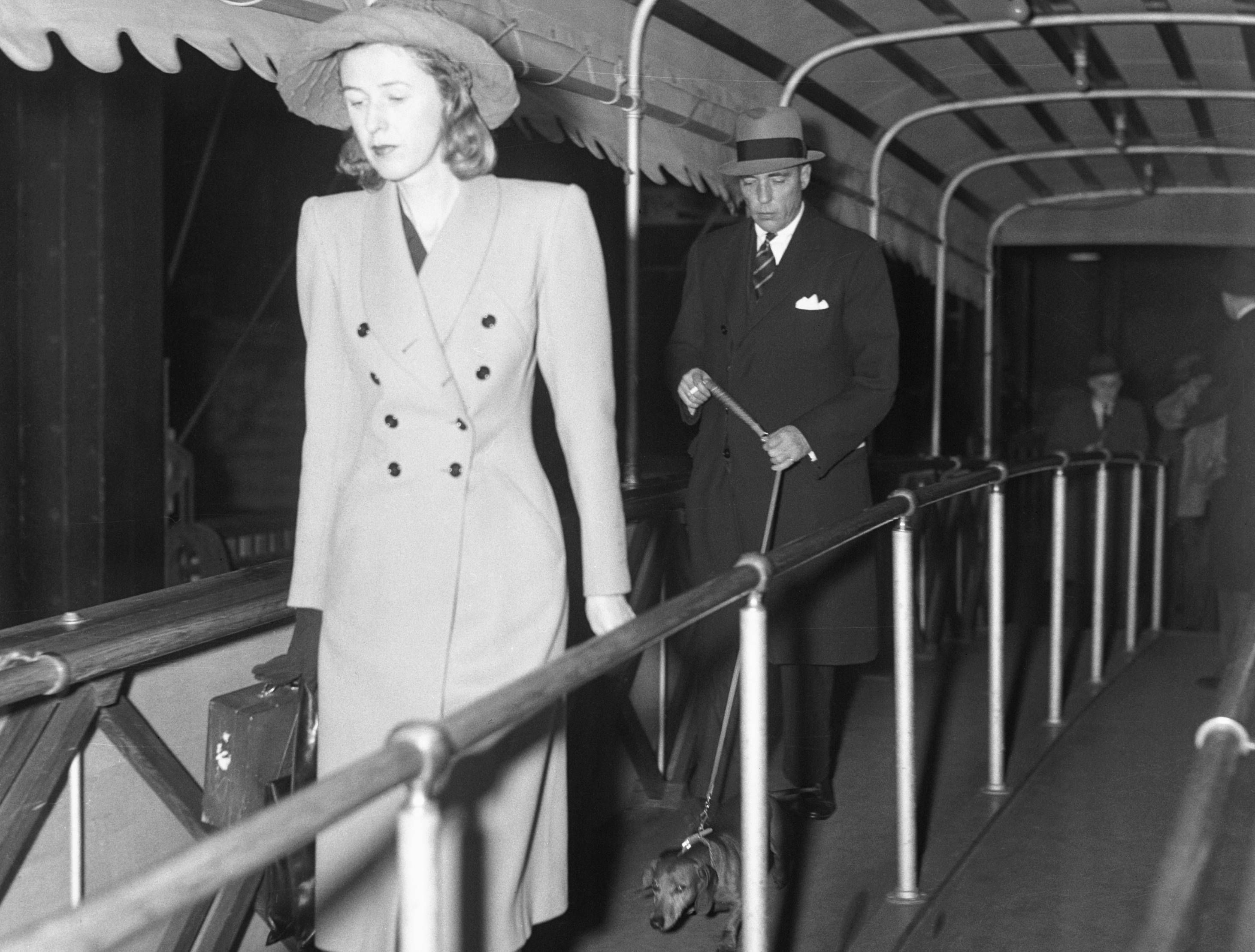 Vincent Astor and wife Mary Benedict Cushing on honeymoon