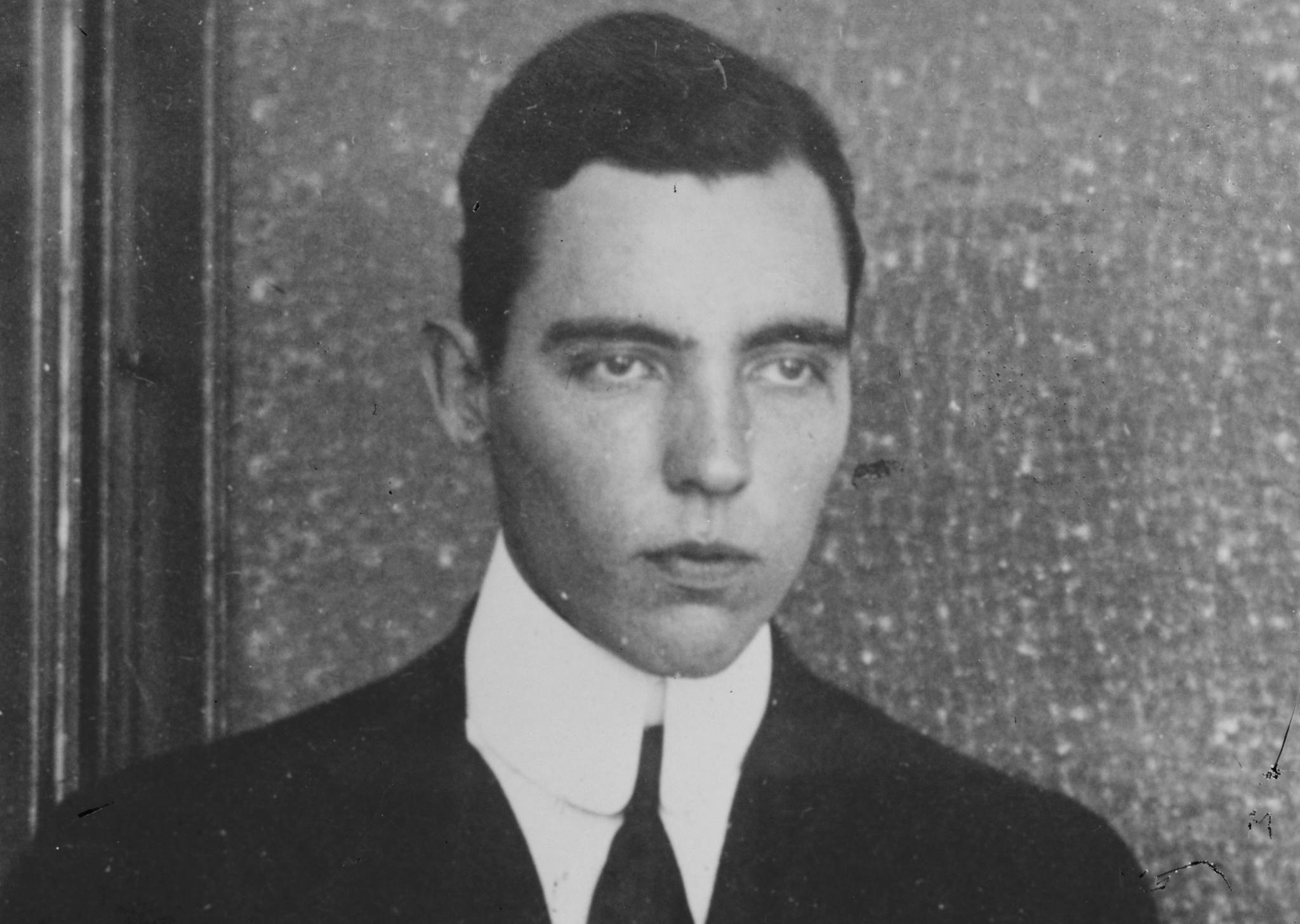 Vincent Astor portrait in black suit