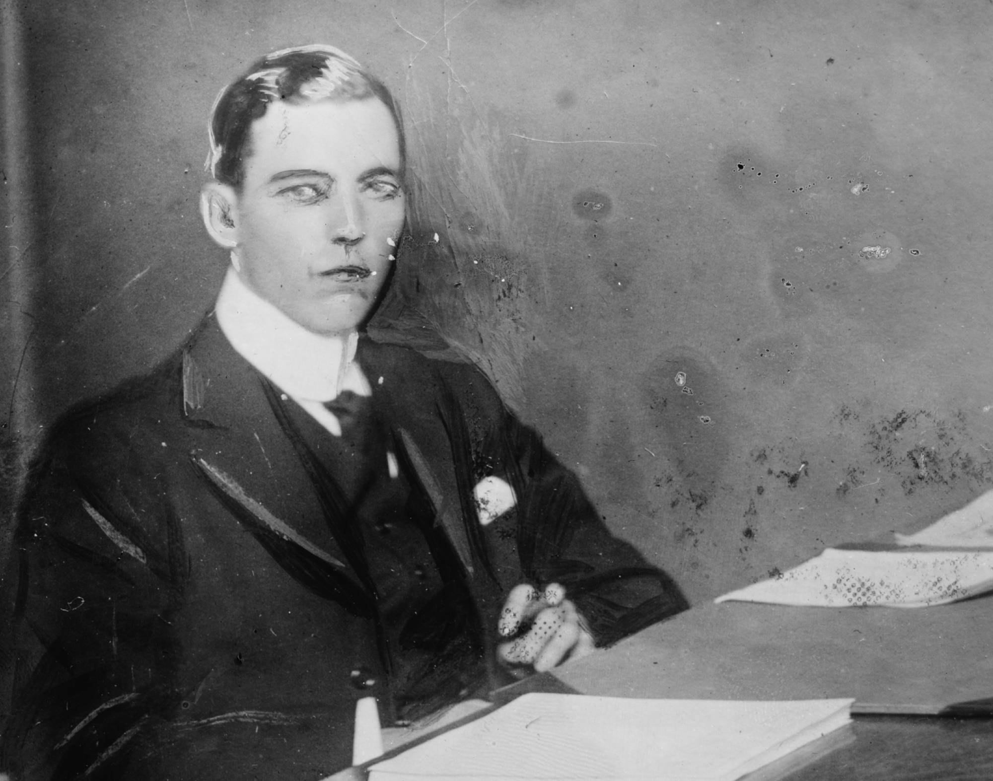 Vincent Astor in black suit