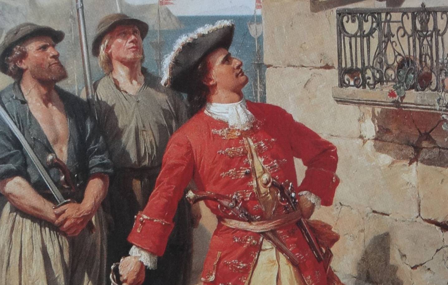 An impatient Tordenskjold speaks with a humble Danckwardt