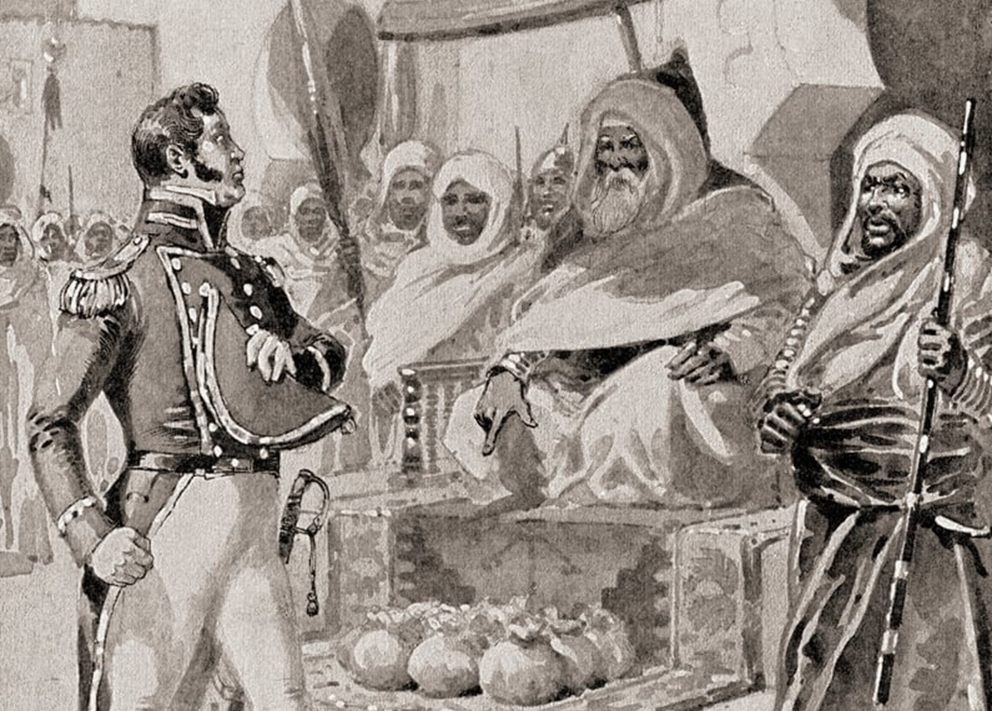 William Bainbridge pays tribute to the Dey.