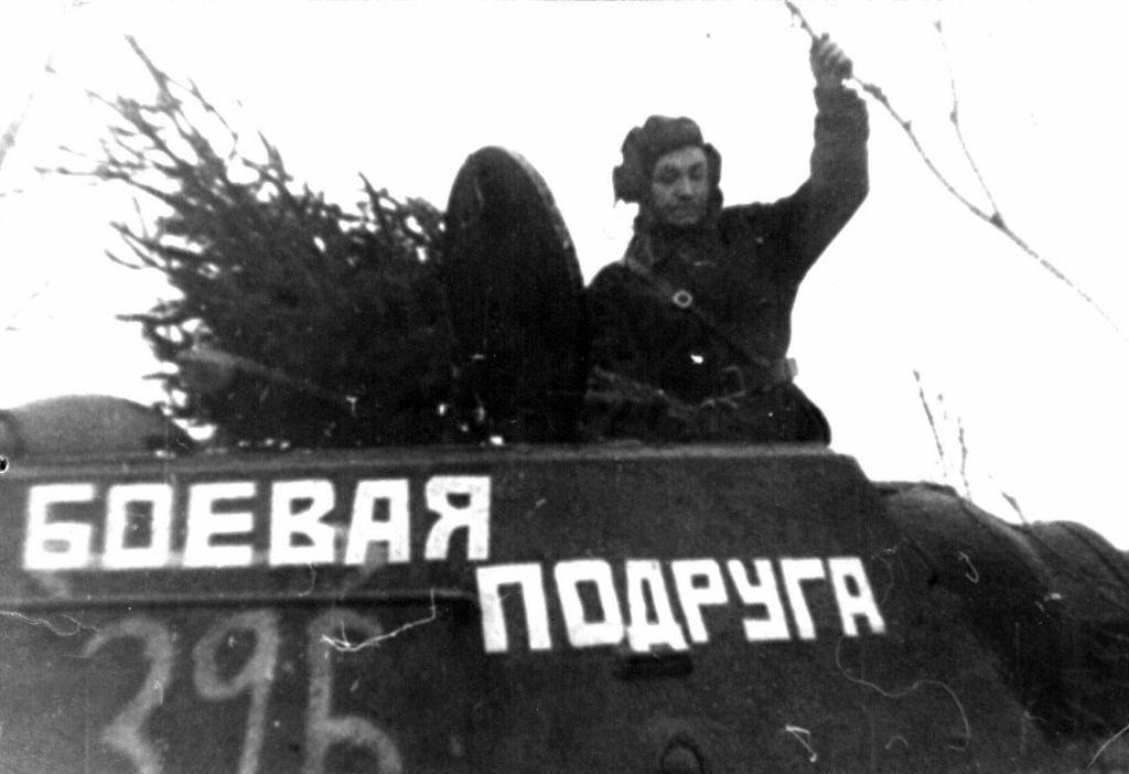 Mariya Oktyabrskaya in her tank