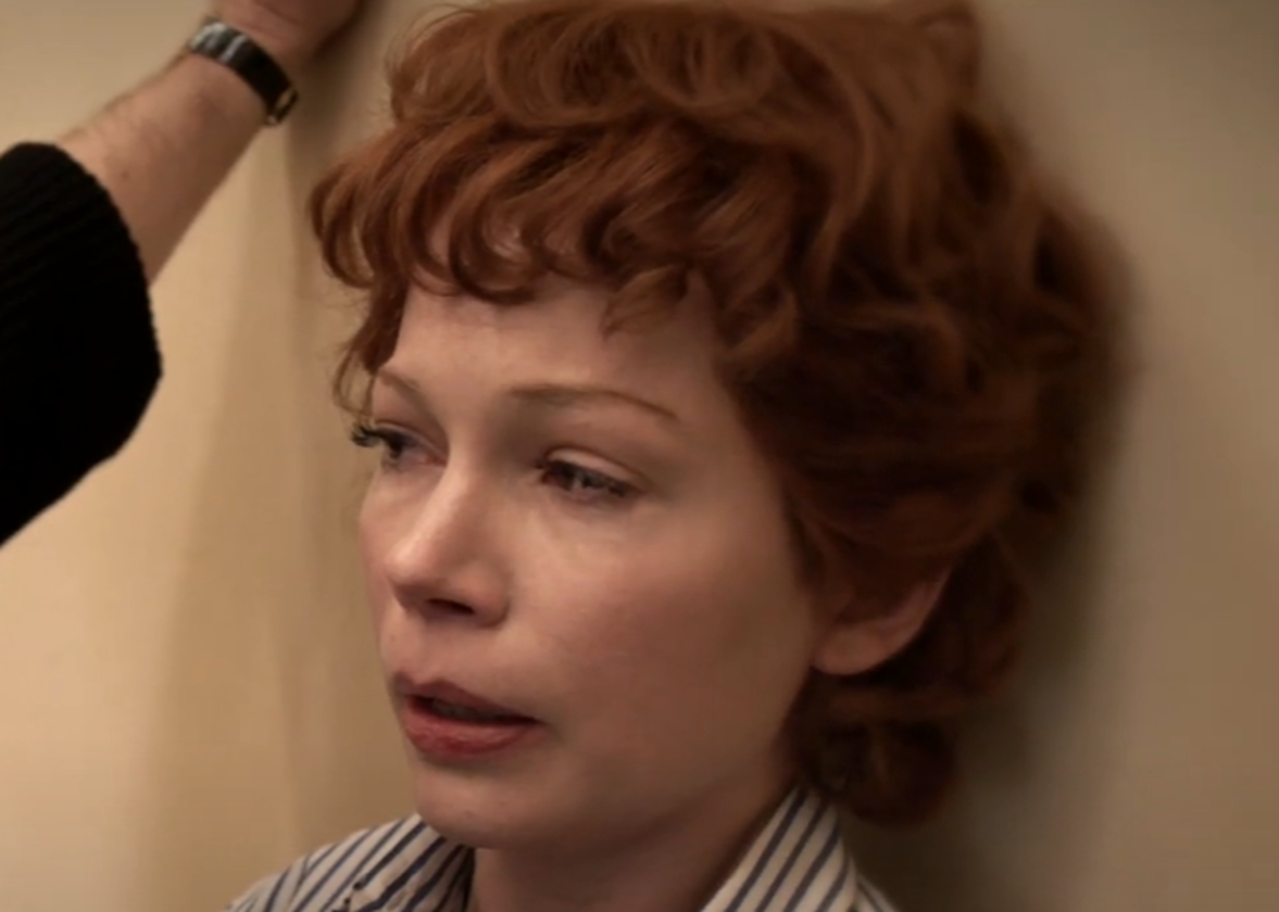 Screenshot of Gwen Verdon (Michelle Williams) and Bob Fosse (Sam Rockwell) from - Fosse/Verdon (Tv Series 2019)