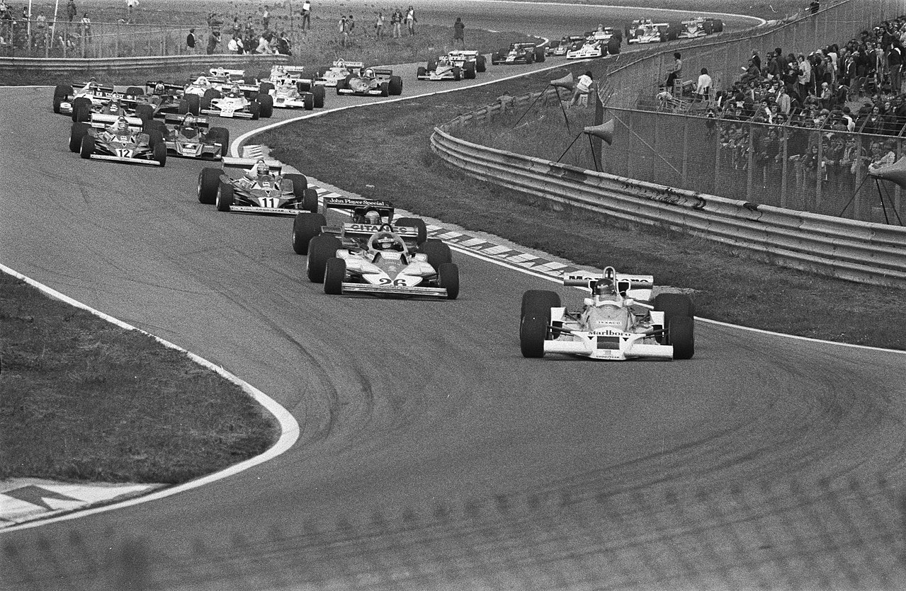 James Hunt at the Start Of Dutch Grand Prix