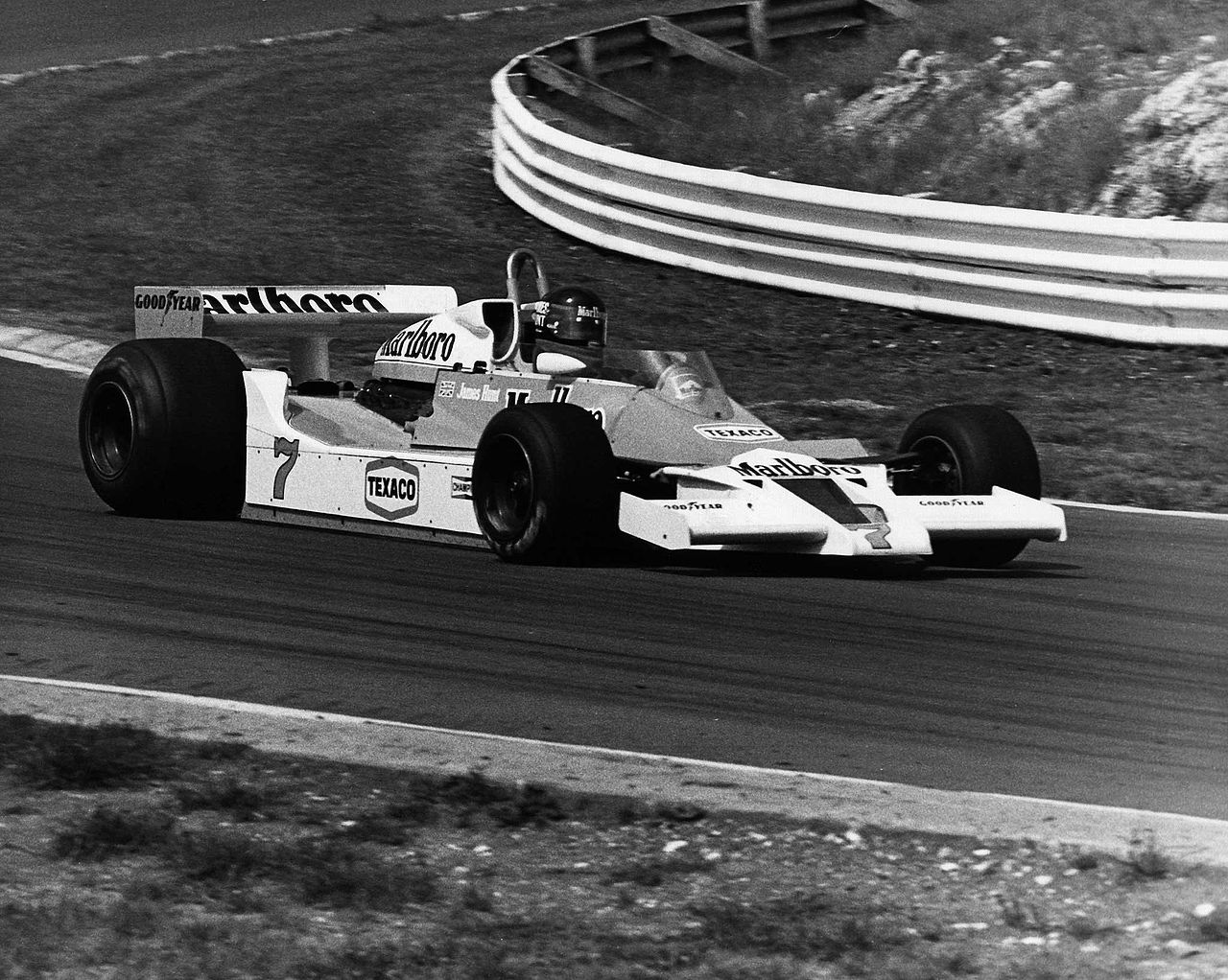 James Hunt 15th July 1978 at Brands Hatch in a McLaren-Ford McLaren