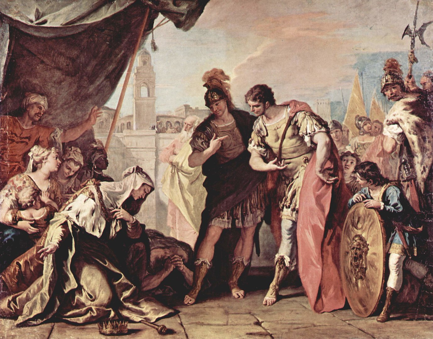 Alexander at the tent of Darius's family
