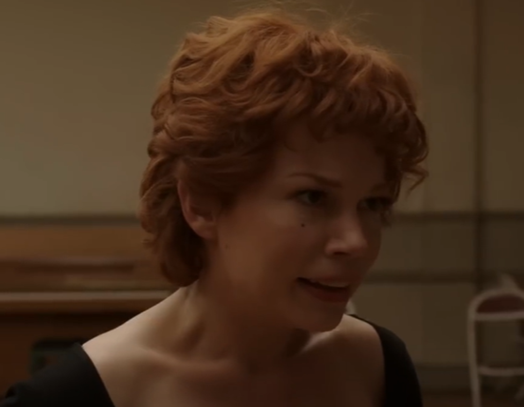 Screenshot of Gwen Verdon (Michelle Williams) and Bob Fosse (Sam Rockwell) from - Fosse/Verdon (Tv Series 2019)