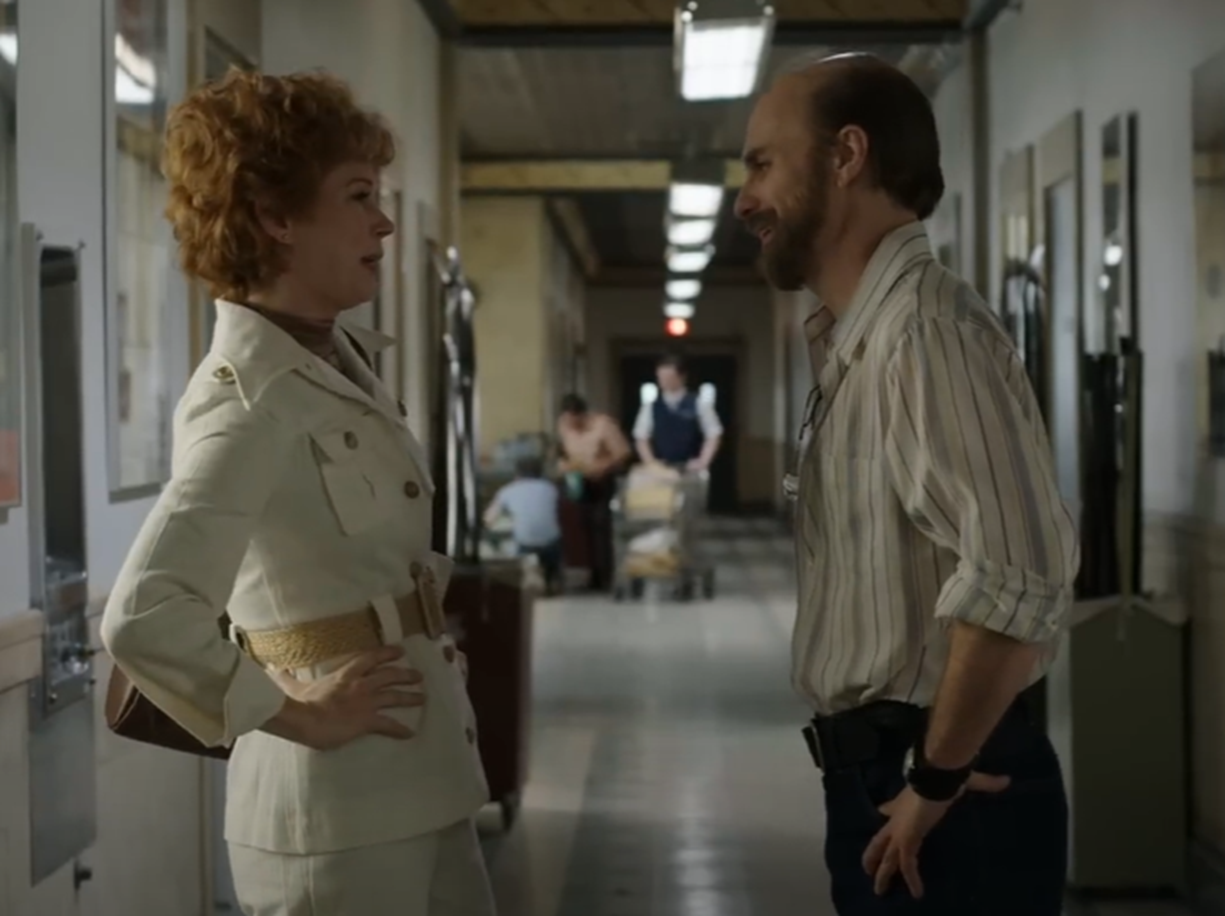 Screenshot of Gwen Verdon (Michelle Williams) and Bob Fosse (Sam Rockwell) from - Fosse/Verdon (Tv Series 2019)