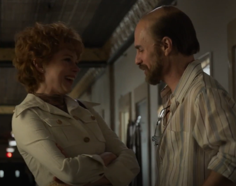 Screenshot of Gwen Verdon (Michelle Williams) and Bob Fosse (Sam Rockwell) from - Fosse/Verdon (Tv Series 2019)