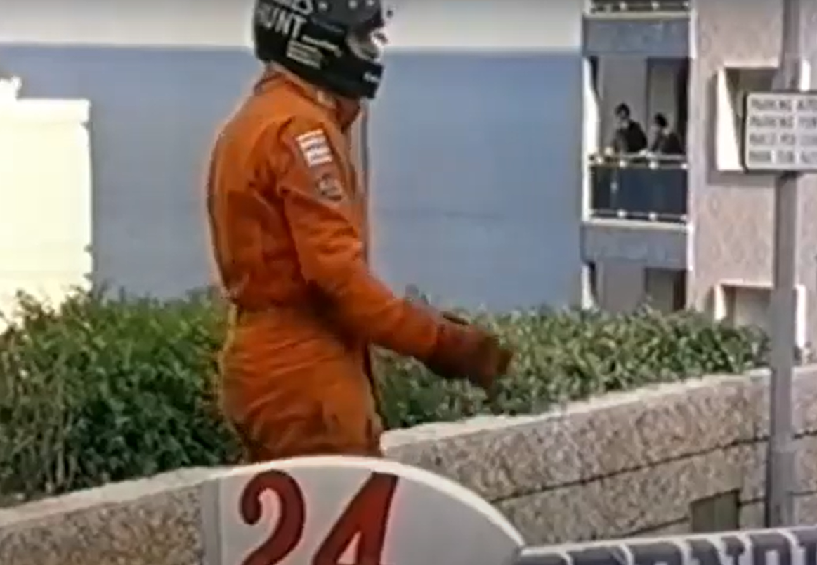 Screenshot of the documentary The Real James Hunt