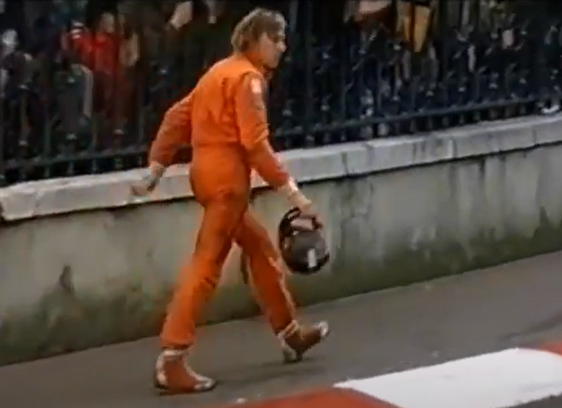 Screenshot of the documentary The Real James Hunt