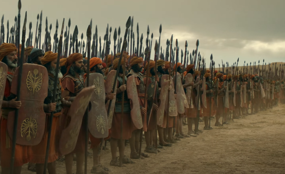 Screenshot of the tv show Alexander: The Making of a God (2024)