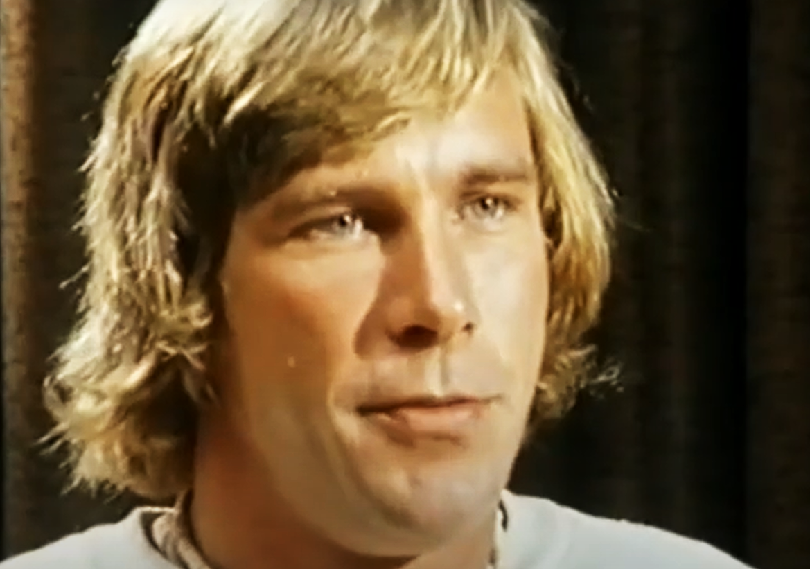 Screenshot of the documentary The Real James Hunt