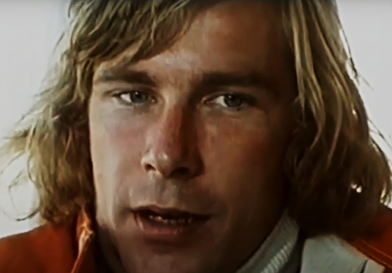Screenshot of the documentary The Real James Hunt