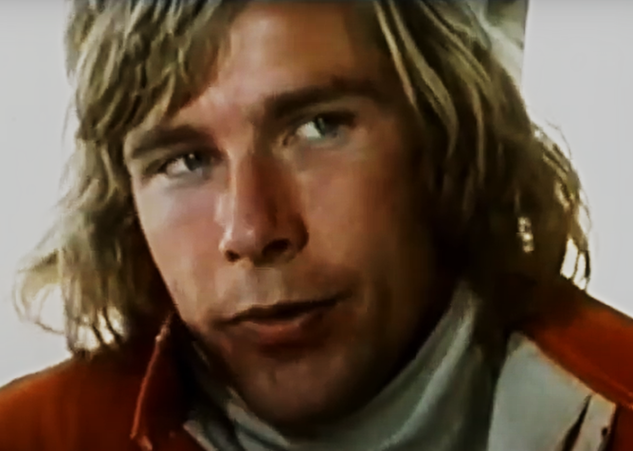 Screenshot of the documentary The Real James Hunt