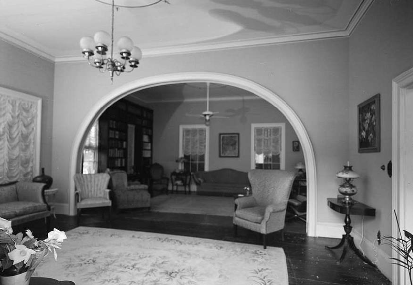 A house interior on Caroline Street, Key West, Florida