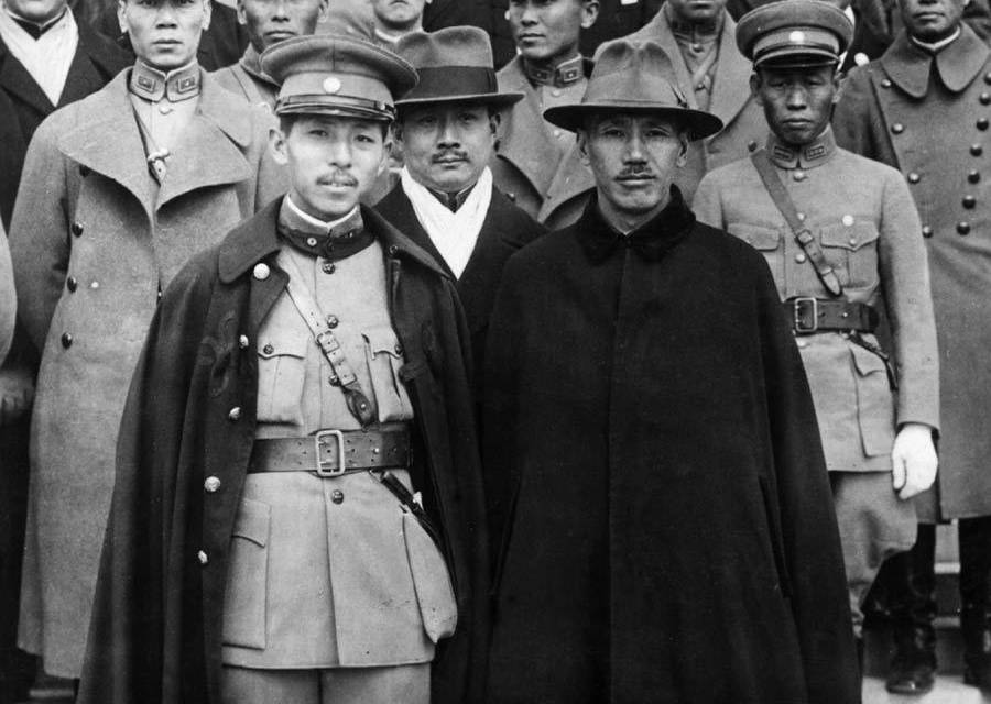 Zhang Xueliang And Chiang Kai-Shek