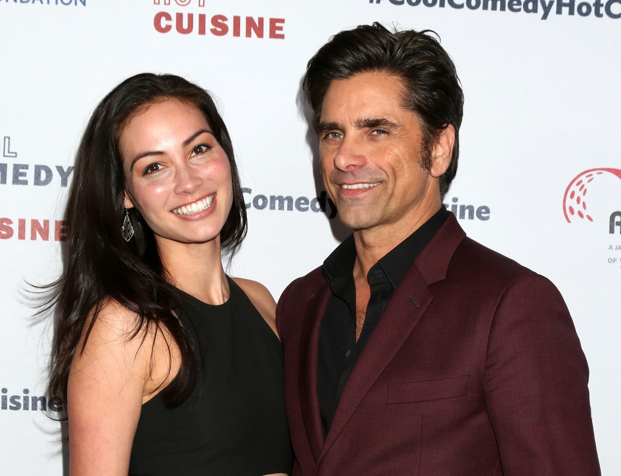 Caitlin McHugh, John Stamos at the Cool Comedy, Hot Cuisine 2019