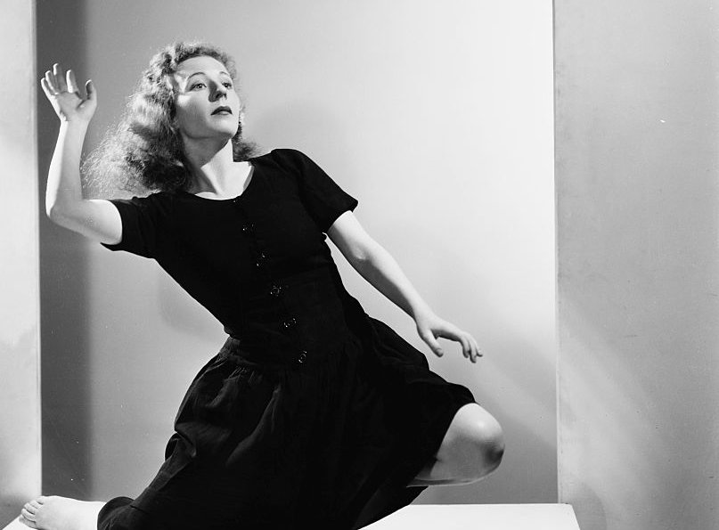 Portrait of choreographer Agnes DeMille