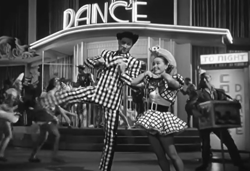 A screenshot of the movie Hollywood Canteen