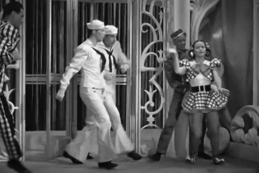 A screenshot of the movie Hollywood Canteen