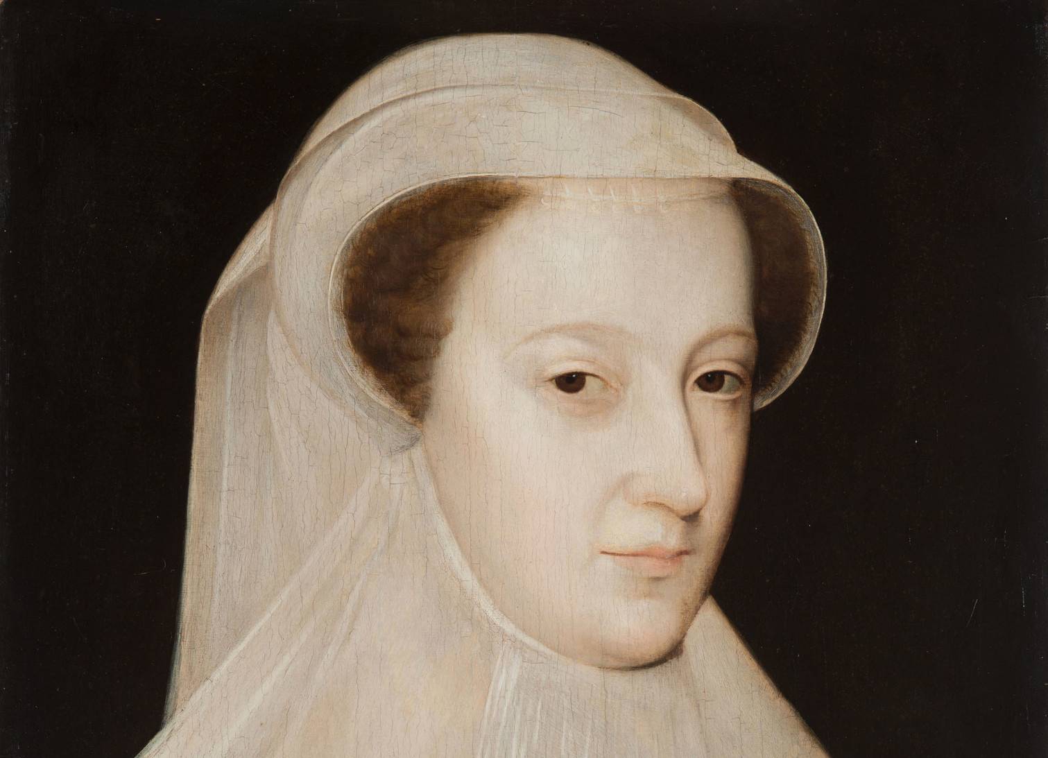 Mary, Queen of Scots in white