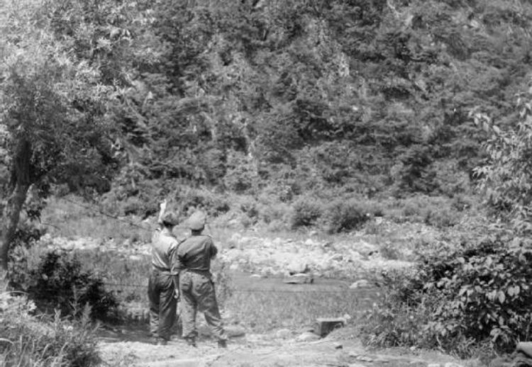 Gloster Hill five weeks after the battle of Imjin