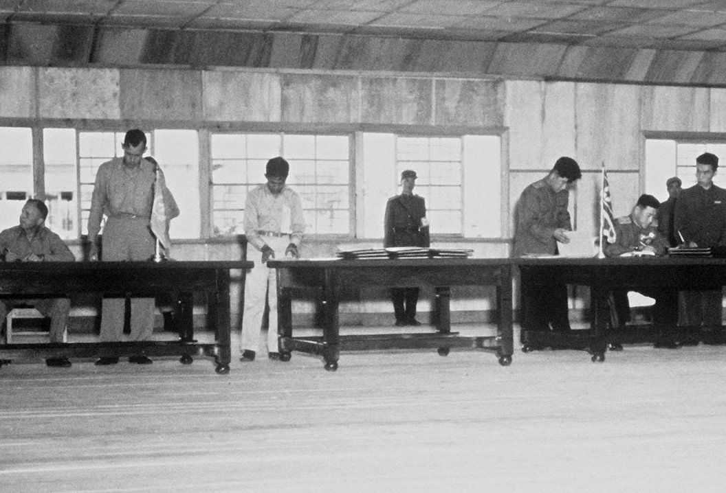 Korean War Armistice Agreement in Panmunjom
