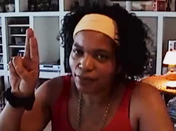 Screenshot of the documentary Call Me Miss Cleo