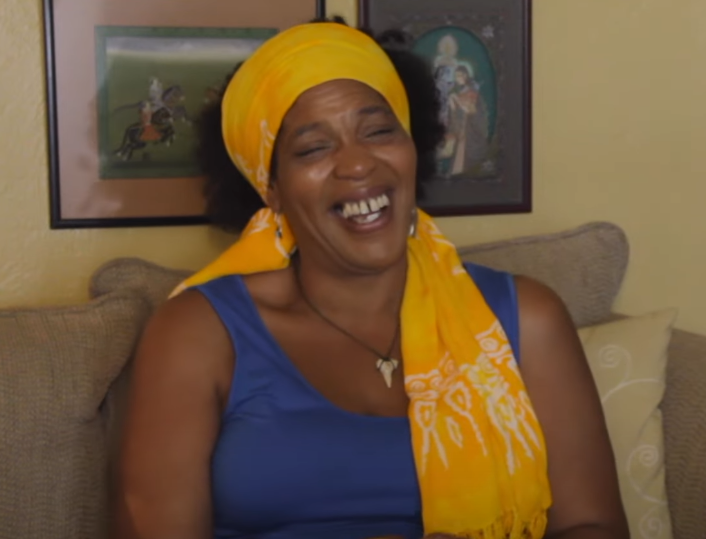 Screenshot of the documentary Call Me Miss Cleo