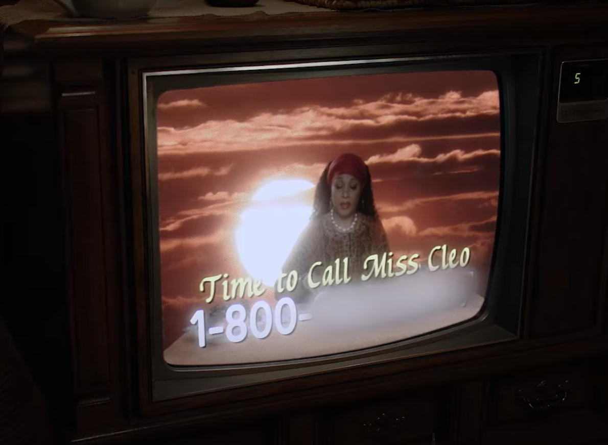 Screenshot of the movie Miss Cleo: Her Rise and Fall