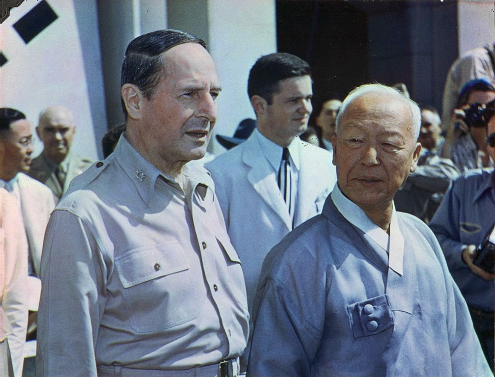 Syngman Rhee And Douglas Macarthur