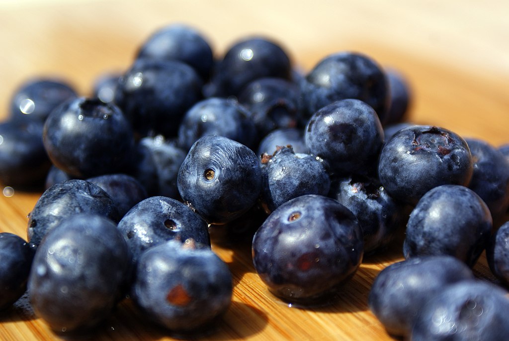 Closeup photo of Blueberries