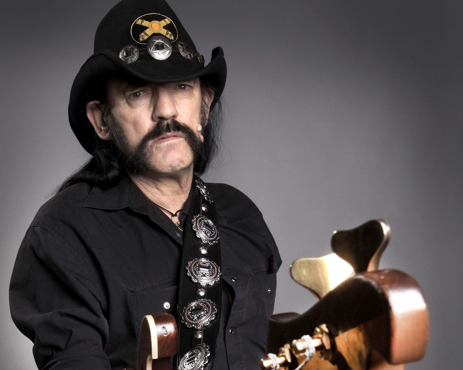 Studio portrait of Lemmy Kilmister