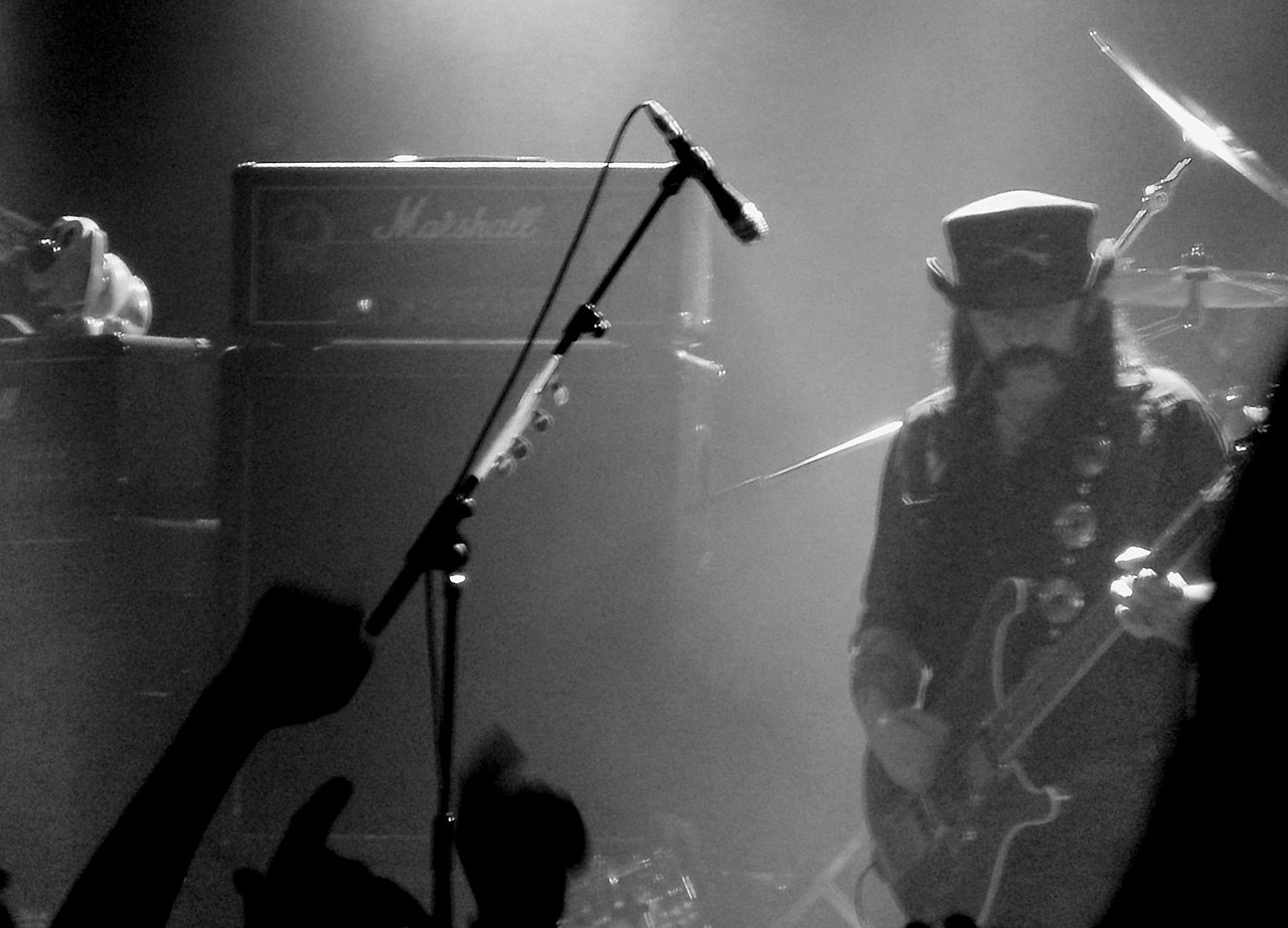Lemmy Kilmister on stage