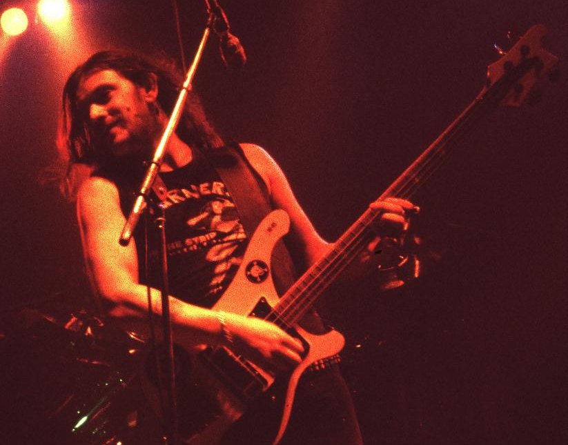 Lemmy on stage in 1982